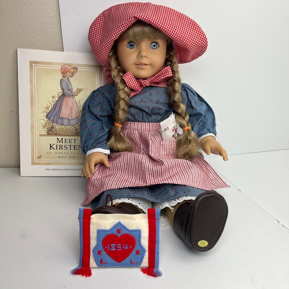 Vintage Pleasant Company Kirsten Larson American Doll Silver Eye